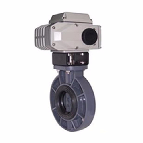 D971X-10S | UPVC | PPR Electric Plastic Butterfly Valve