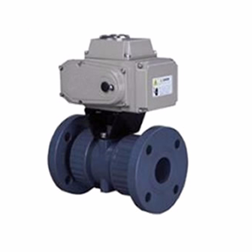 Q941F-10S Flanged Plastic Electric Ball Valve