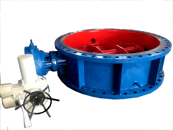 Steam purge butterfly valve